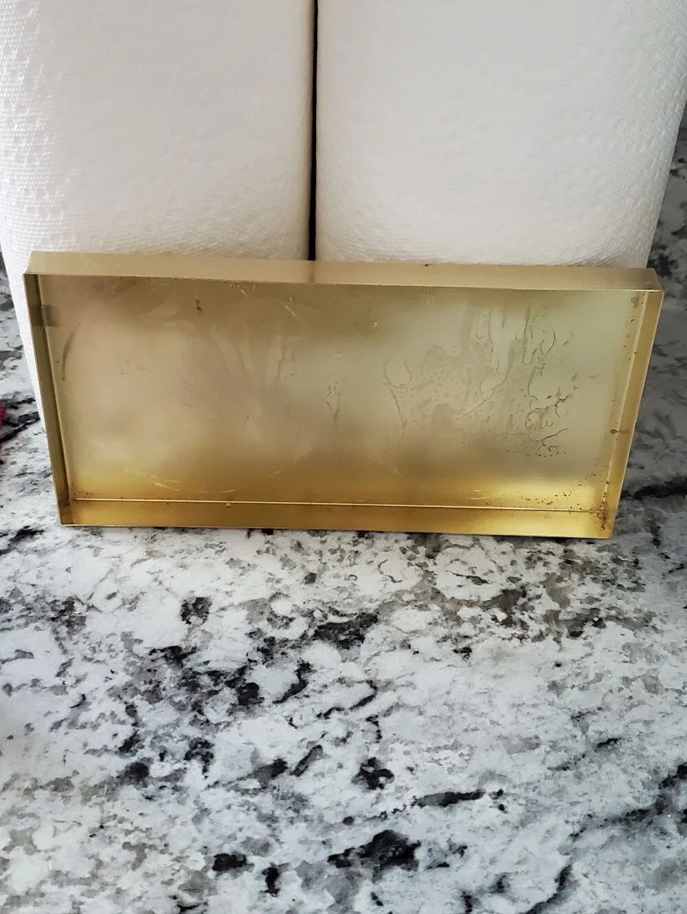 Gold Accent Frosted Glass Canister Set - Home Accents
